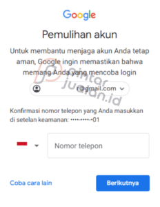 Cara mengganti sandi email