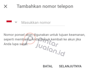 Cara verifikasi email