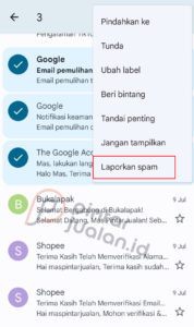 Cara blokir email