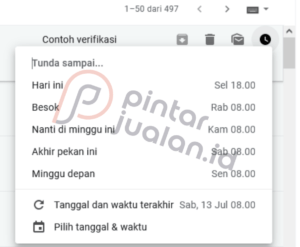 Membatalkan email yang sudah terkirim