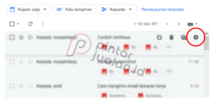 Membatalkan email yang sudah terkirim