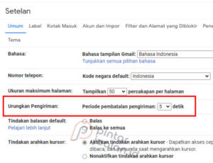 Membatalkan email yang sudah terkirim