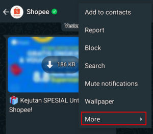 Cara menghapus whatsapp di android