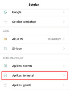 Cara menghapus whatsapp di android