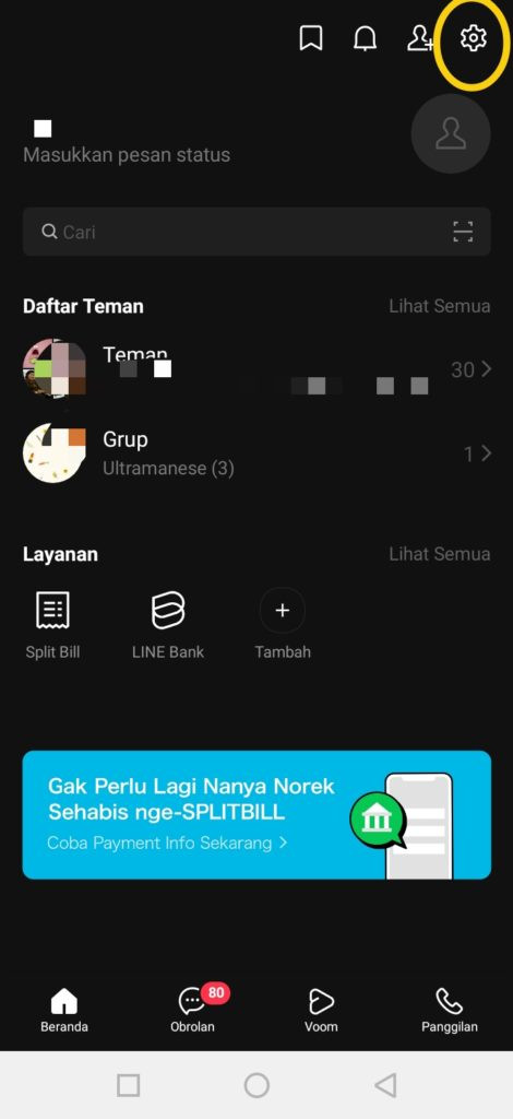 Cara mengganti id line tanpa hilang chat