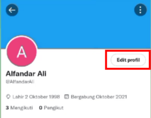 Cara membuat foto profil di twitter