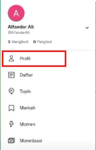 Cara membuat foto profil di twitter