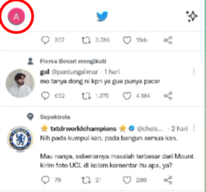 Cara membuat foto profil di twitter