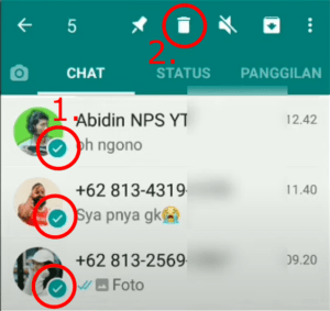 Cara menghapus whatsapp di android