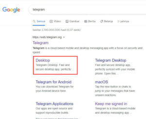 Cara instal telegram di pc