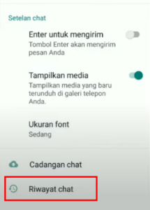 Cara menghapus whatsapp di android