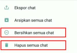 Cara menghapus whatsapp di android