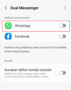 Cara instal 2 whatsapp di android