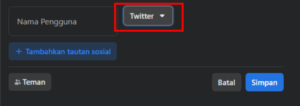 Cara menghubungkan twitter ke facebook