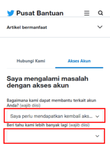 Cara mengetahui email twitter yang lupa