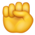 Raised fist