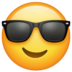 Smiling face with sunglasses