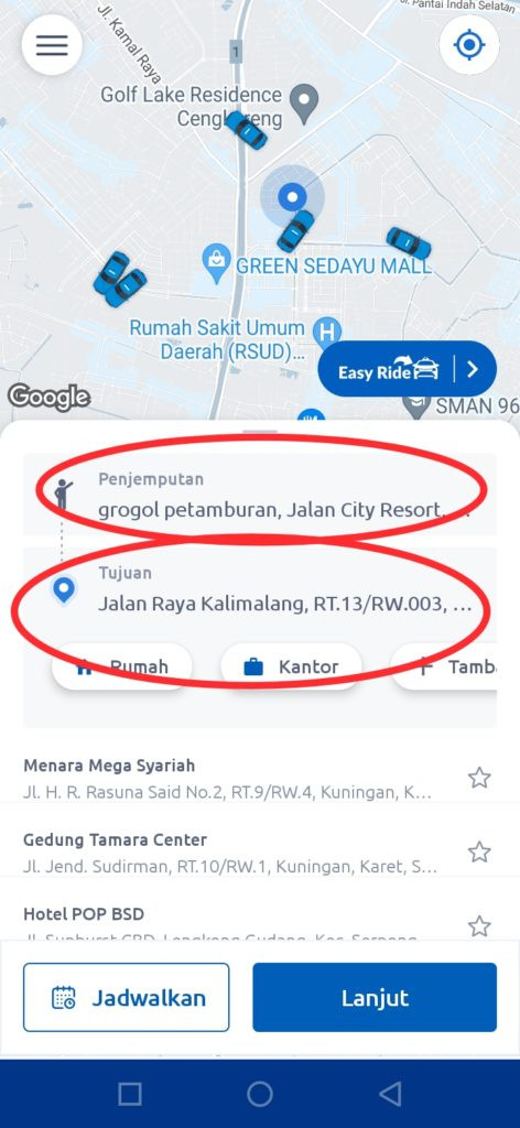 Titik jemput paket