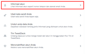 Cara mengetahui email twitter yang lupa