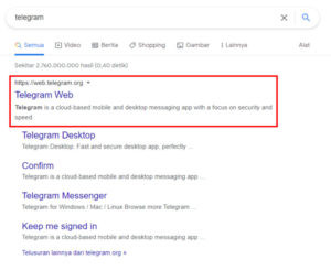 Cara instal telegram di pc