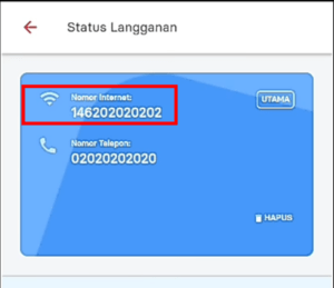 Cara cek nomor internet indihome