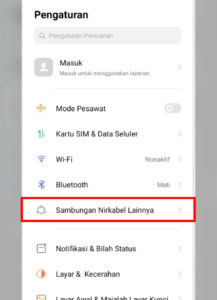 Menyambungkan internet hp ke laptop