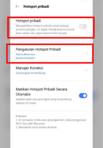 Menyambungkan internet hp ke laptop