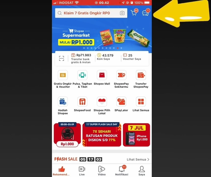 Cara mengirim koin shopee ke akun lain