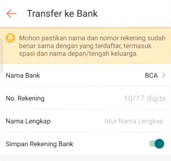 Flazz bca shopee - shopee bayar shope pay = transfer bank - nomor rekening