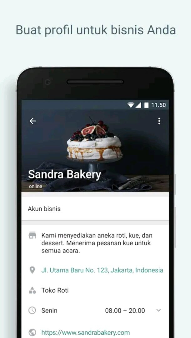 Beda business account whatsapp