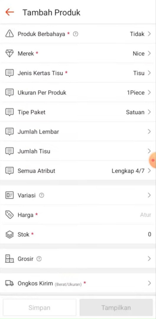 Rekber shopee - tambah produk 2