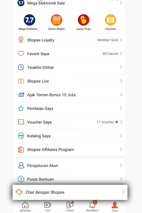 Tidak bisa shopee paylater - chat dengan shopee