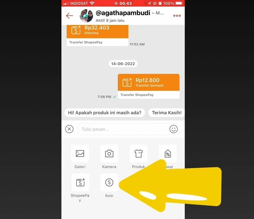 Tutorial transfer koin shopee ke akun lain