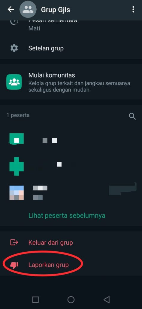 Cara keluar grup wa dan tidak bisa dimasukkan lagi