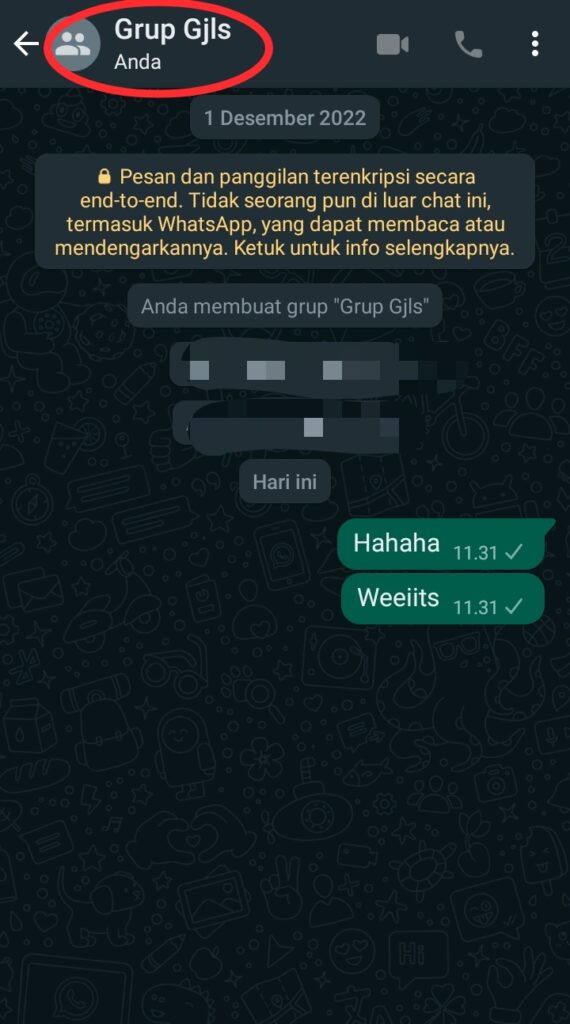 Cara keluar dari grup whatsapp tanpa diketahui anggota