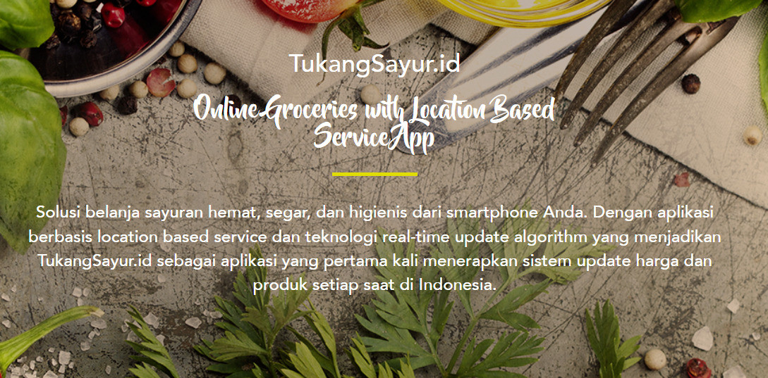 Aplikasi belanja sayur online bogor