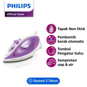 Peralatan usaha laundry - setrika uap philips