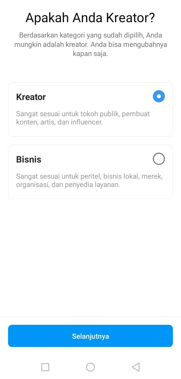 Cara membuat akun instagram jadi akun bisnis