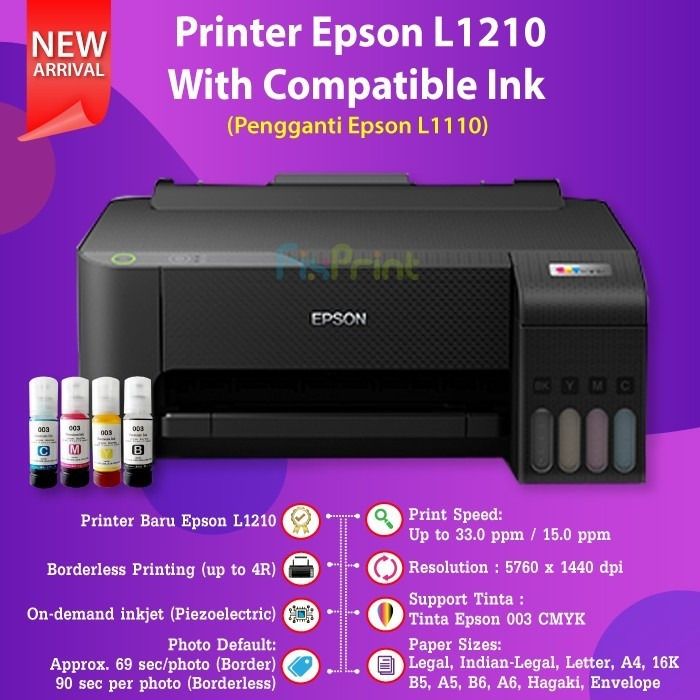 Peralatan usaha fotocopy - epson l1210