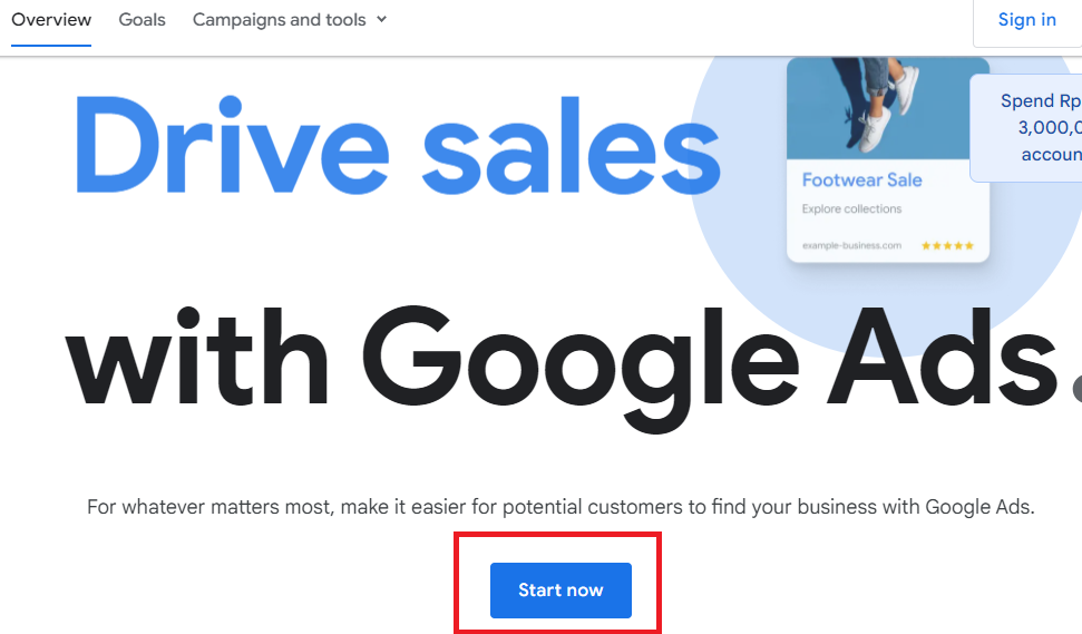 Cara pasang iklan gratis di google