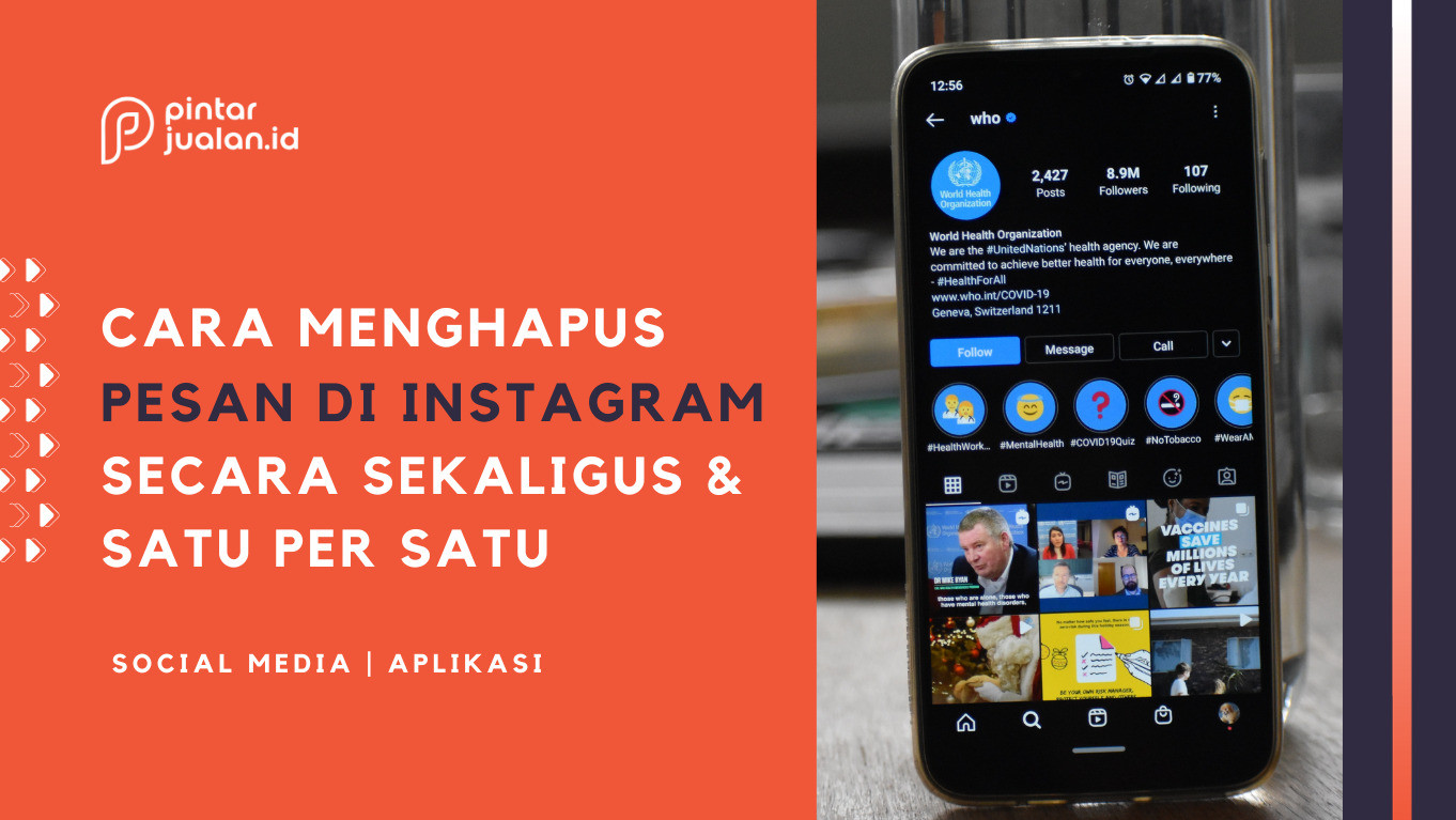 Cara menghapus pesan di instagram sekaligus dan satu per satu sampai bersih!