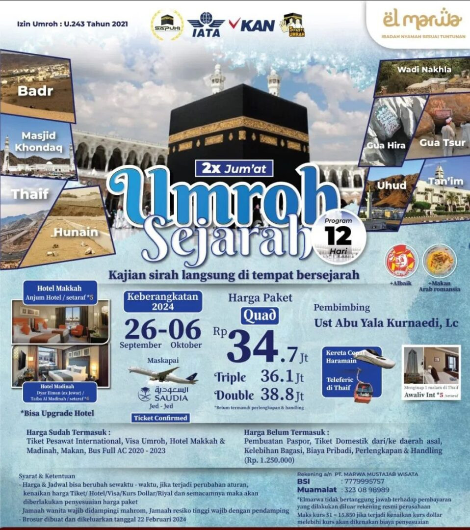 Kata-kata promosi travel umroh surabaya