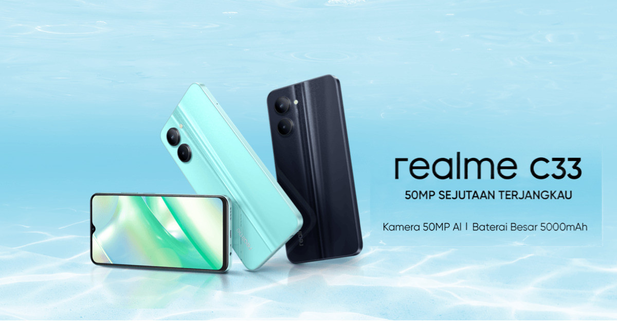 Realme C33 Resmi Dirilis di Indonesia, Kamera dan Baterai Terbaik di Kelasnya