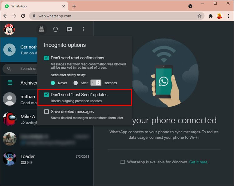 cara mematikan status online di whatsapp tanpa aplikasi