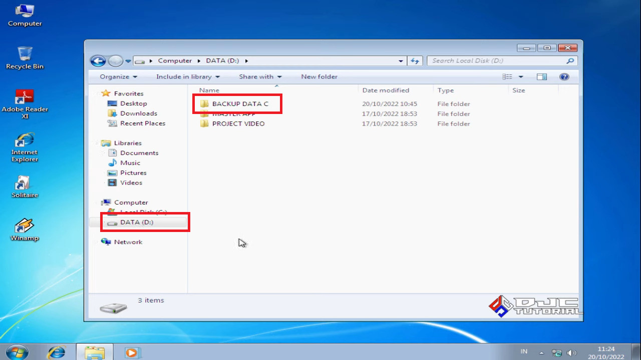 Cara instal windows 7 dengan backup data