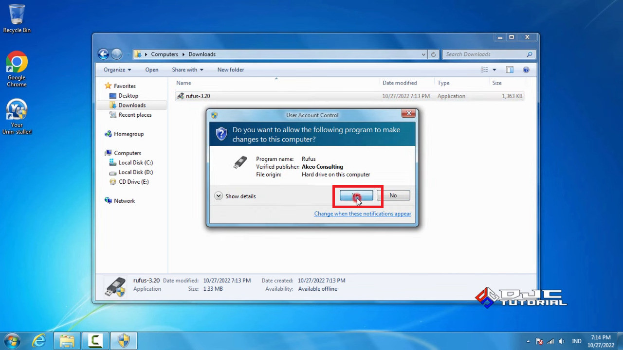 cara menginstal windows 7