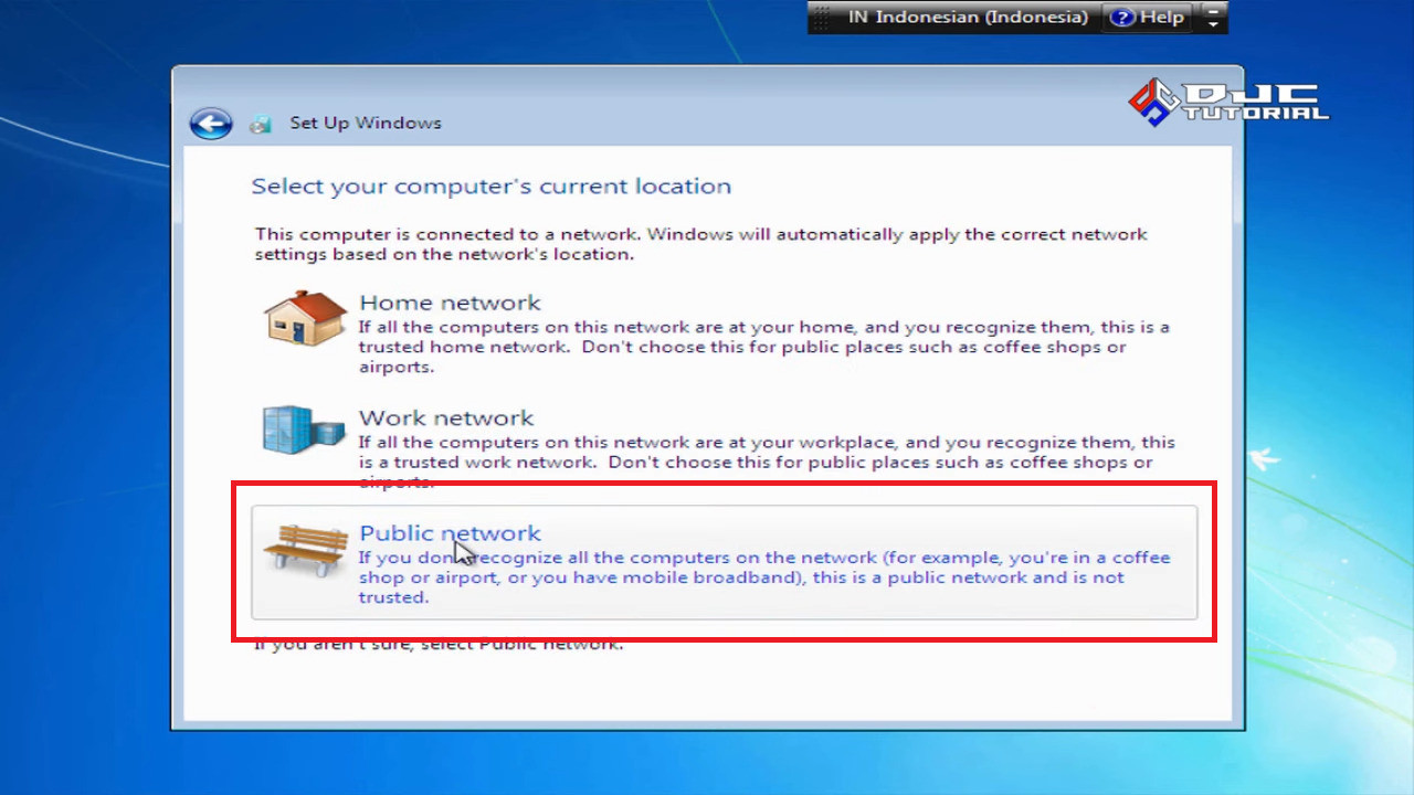 cara menginstal windows 7