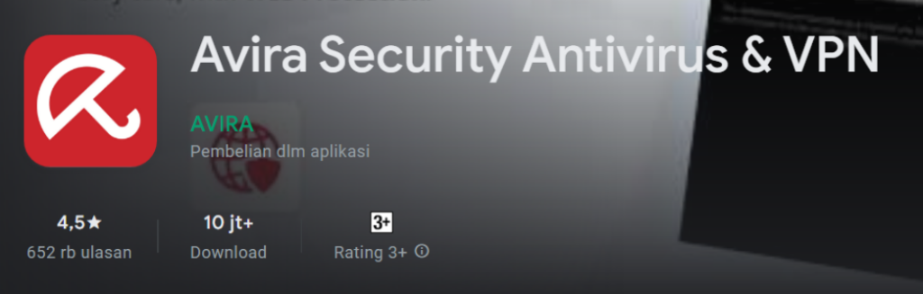 aplikasi antivirus - avira