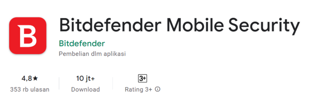 aplikasi antivirus - bitdefender