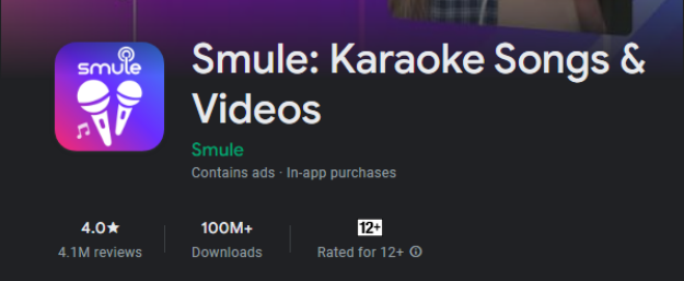 aplikasi karaoke - smule